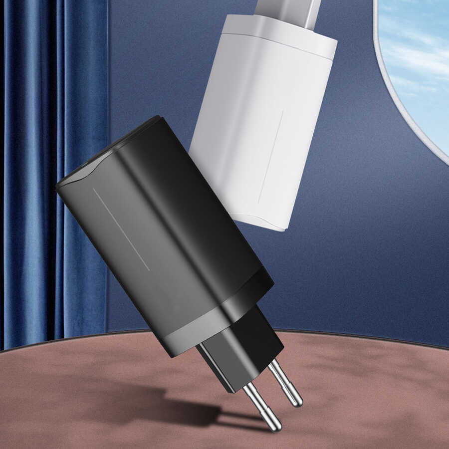 Wiwu GaN Tech GTC6521-65W Power Adaptör Siyah