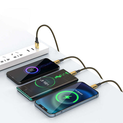 Wiwu Golden Series GD-100 Lightning Data Kablo 2M Gold