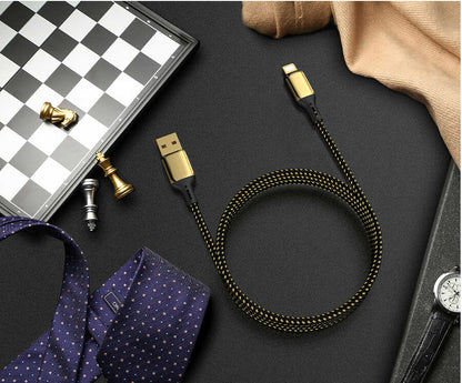 Wiwu Golden Series GD-100 Lightning Data Kablo 2M Gold