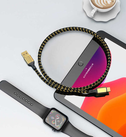 Wiwu Golden Series GD-101 Type-C Data Kablo 2M Gold