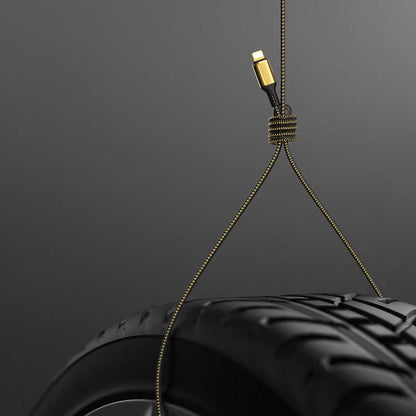 Wiwu Golden Series GD-104 3 in 1 Data Kablo 1.2M Gold