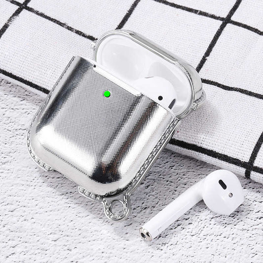 Wiwu Grace Electroplate Airpods Kılıf Gümüş