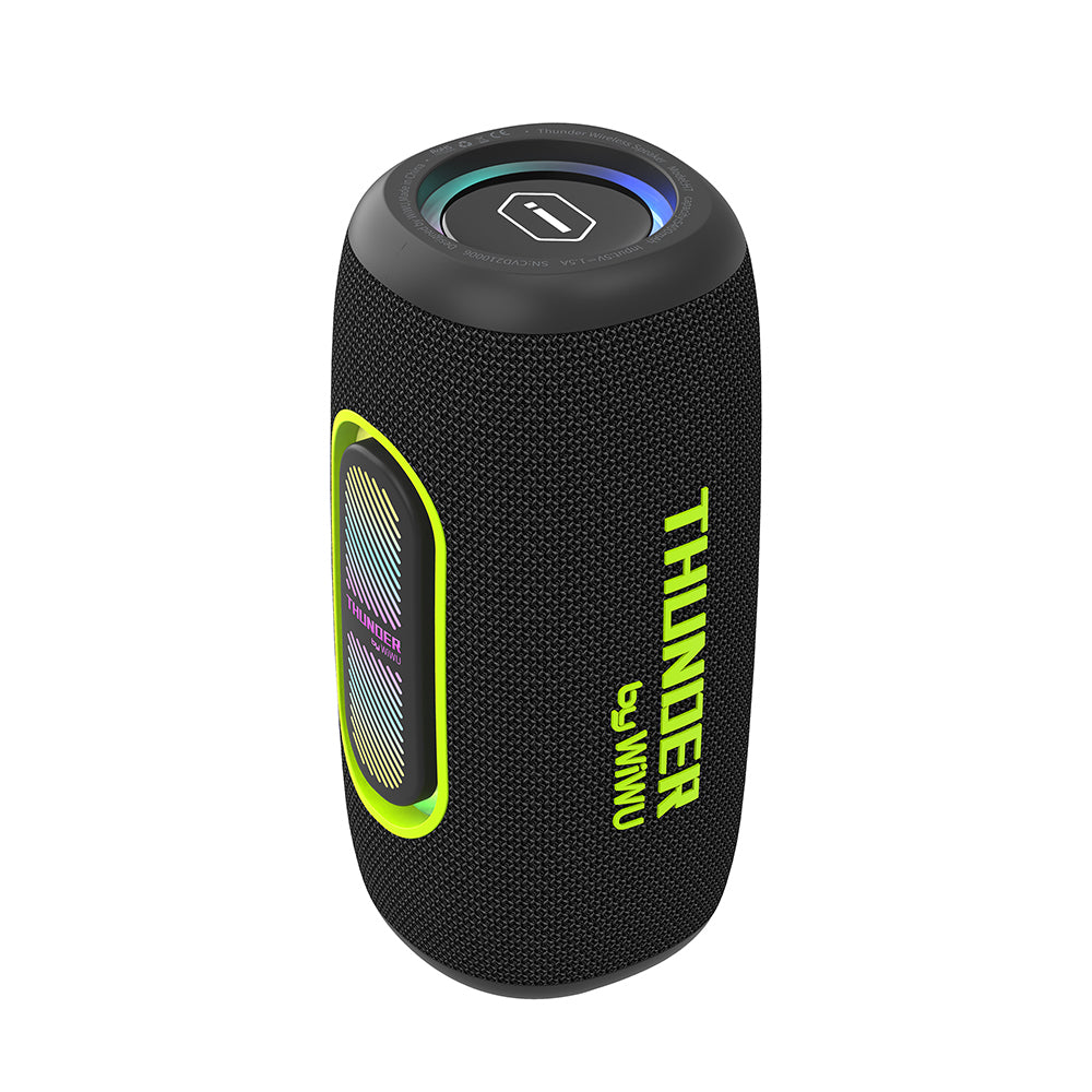 Wiwu H7 RGB Işıklı Askılı TWS Bluetooth Speaker Hoparlör v5.3 40W Siyah