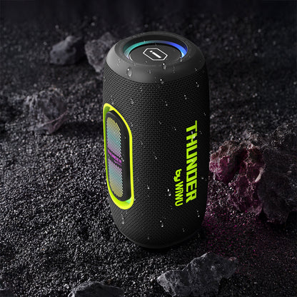 Wiwu H7 RGB Işıklı Askılı TWS Bluetooth Speaker Hoparlör v5.3 40W Siyah