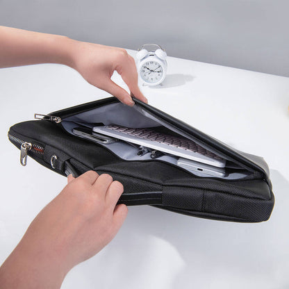 Wiwu Hali Laptop Sleeve Dupont Cordura 1680D Su Geçirmez Naylon Kumaş 16" Laptop Çantası Siyah