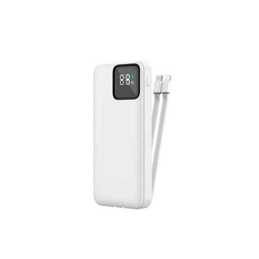 Wiwu JC-18 PD Hızlı Şarj Özellikli Led Göstergeli Powerbank 18W 10000mAh Beyaz