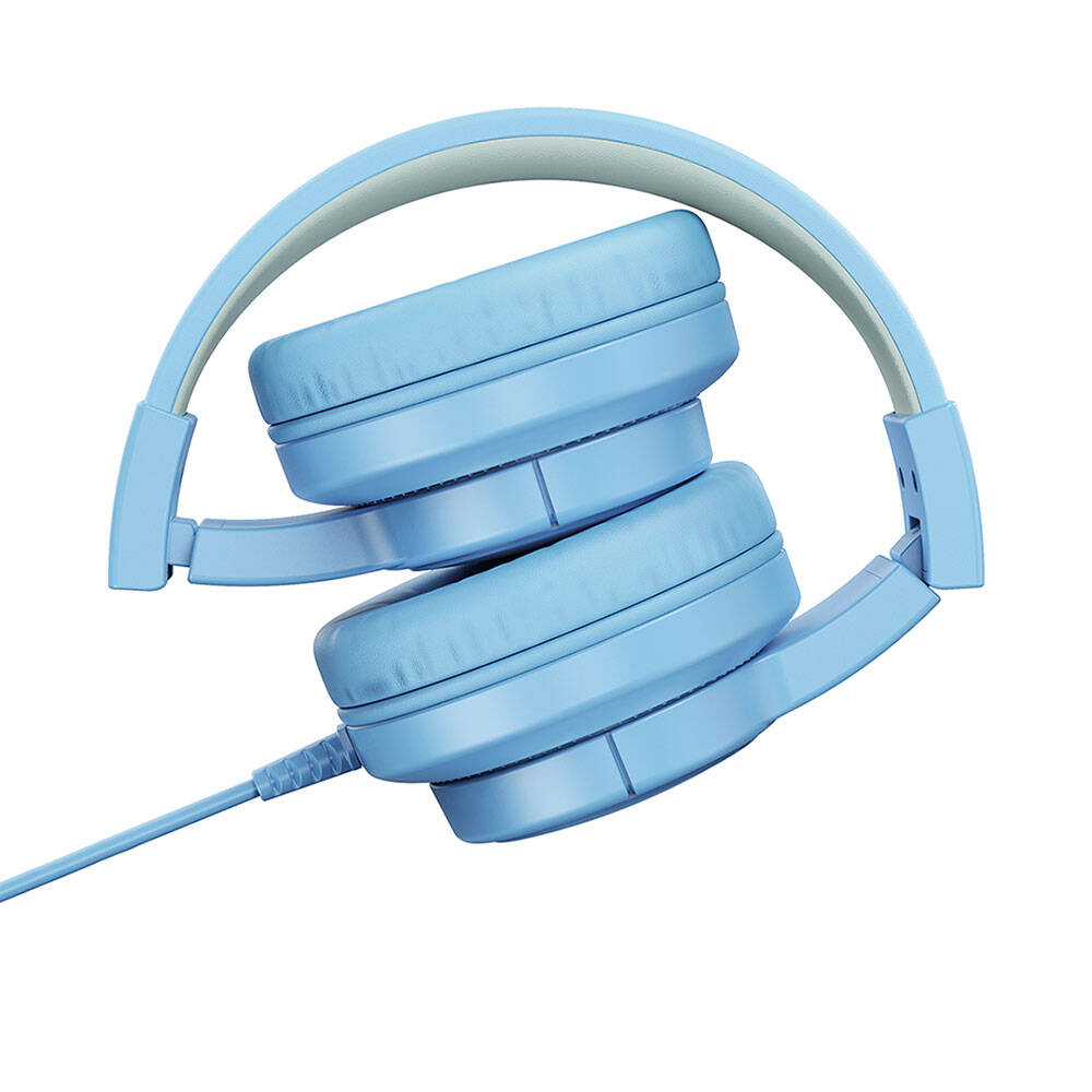 Wiwu KTD-01 Hi-Fi Ses Kaliteli Kablolu Katlanabilir 3.5mm Kulak Üstü Kulaklık Mavi