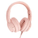 Wiwu KTD-01 Hi-Fi Ses Kaliteli Kablolu Katlanabilir 3.5mm Kulak Üstü Kulaklık Pembe