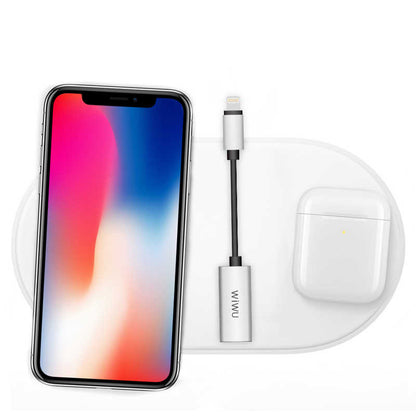 Wiwu LT01 Lightning Ses Adaptörü Gri