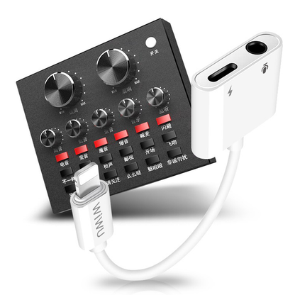 Wiwu LT01 Pro Lightning Ses Adaptörü Beyaz