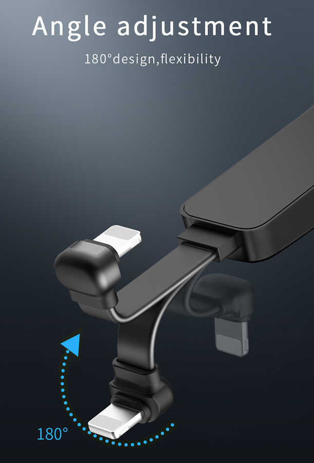 Wiwu LT05 Lightning Ses Adaptörü Siyah