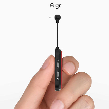 Wiwu LT06 Lightning Ses Adaptörü Gümüş