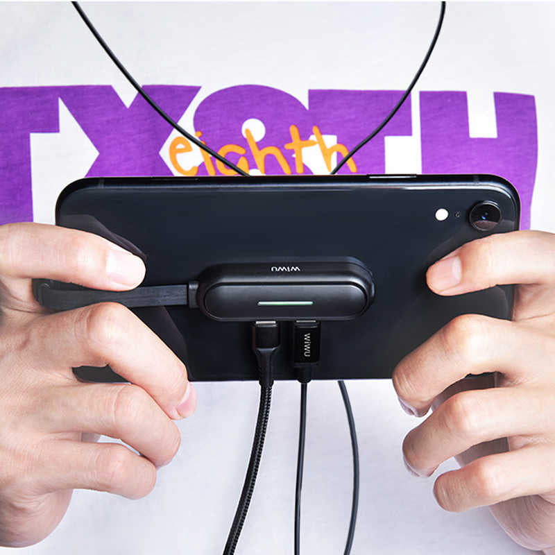 Wiwu LT06 Lightning Ses Adaptörü Gümüş