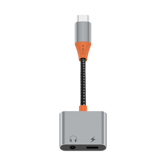Wiwu LT10 Type-C To 3.5mm Aux Çevirici Ses Adaptörü Gri