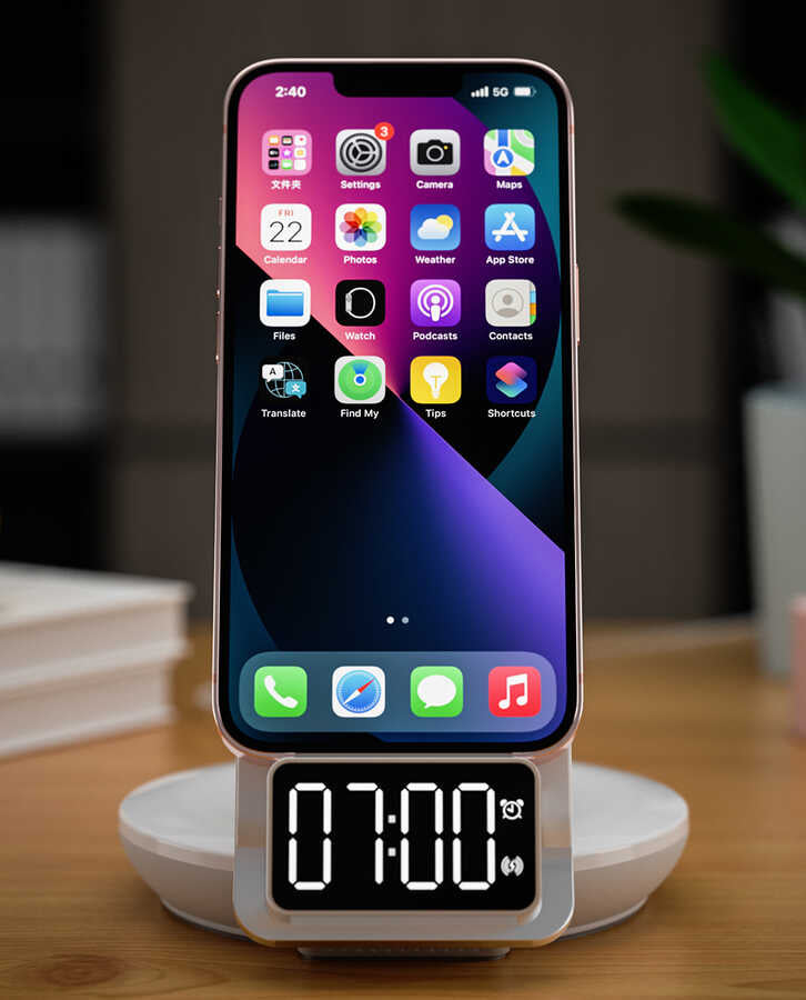 Wiwu M11 4 in 1 Kablosuz Şarj Standı Beyaz