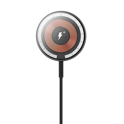 Wiwu M14 Intelligent Wireless Magnetik Şarj Ultra İnce Şeffaf 15W Android iOS Destekli Siyah