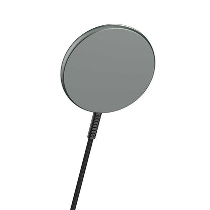 Wiwu M14 Intelligent Wireless Magnetik Şarj Ultra İnce Şeffaf 15W Android iOS Destekli Siyah