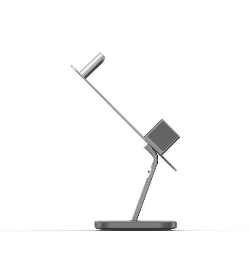 Wiwu M15 Mıknatıslı Kablosuz Şarj Standı 15+15W Max. Gri