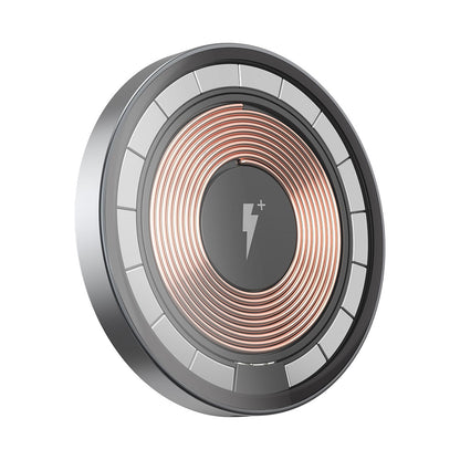 Wiwu M17 Magnetik Intelligent Transparan Wireless Şarj Ultra İnce Şeffaf 15W Android iOS Destekli Siyah