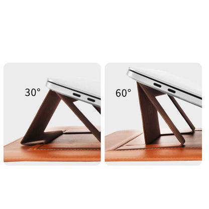 Apple Macbook 13.3' Pro 2020 Wiwu Macbook Skin Pro Portable Stand Kılıf Siyah