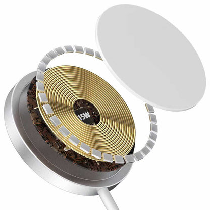 Wiwu M-safe Wireless Şarj Beyaz