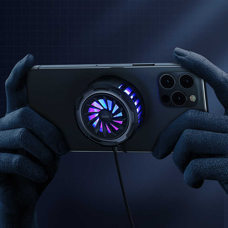 Benks W07 Cooling M-safe Wireless Şarj Siyah