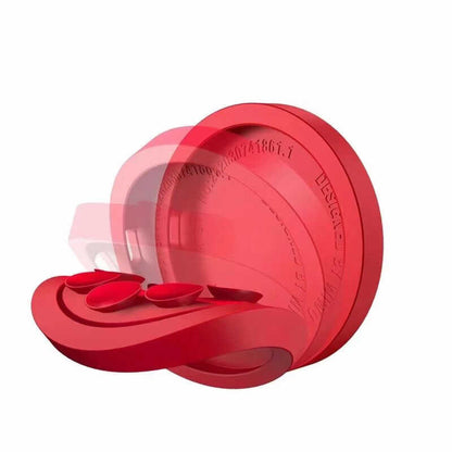 Wiwu MC-01 M-safe Şarj Aleti Kılıfı Kırmızı