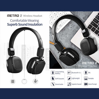 Wiwu Metro 2 Bluetooth Kulaklık Gri