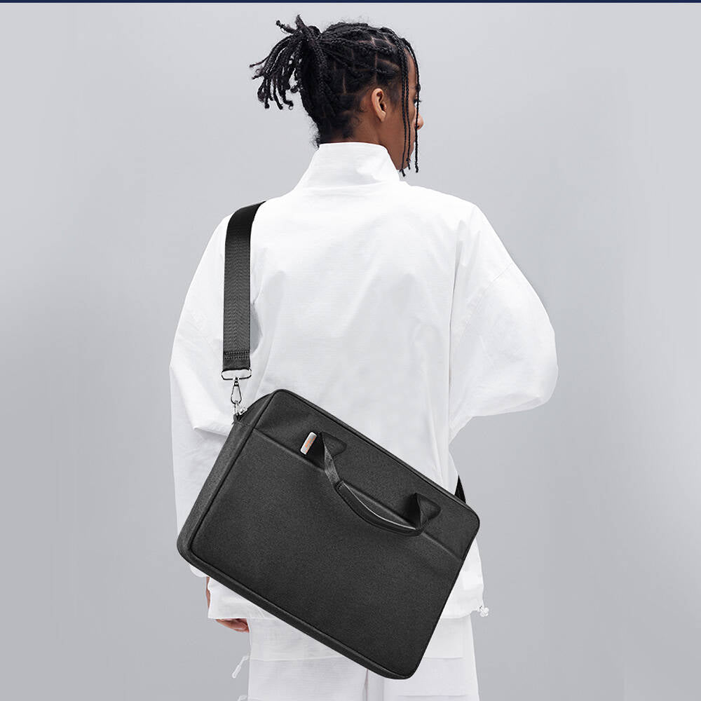 Wiwu Minimalist Bag Pro Su Geçirmez Askılıklı Laptop Çantası Siyah