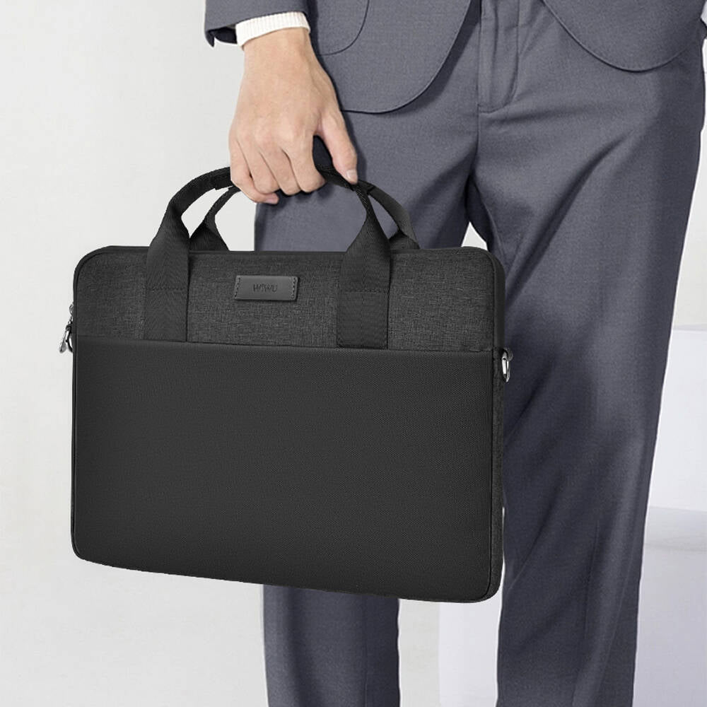Wiwu Minimalist Taşınabilir Su Geçirmez Laptop Çantası Siyah