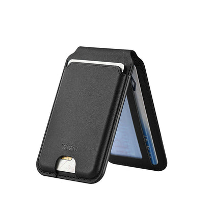 Wiwu MW-003 Mag Wallet Standlı Magnetik Kartlık Siyah Karbon