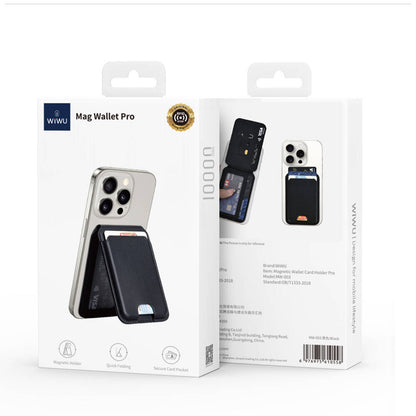 Wiwu MW-003 Mag Wallet Standlı Magnetik Kartlık Siyah