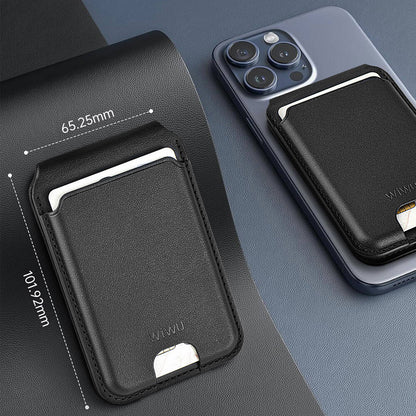 Wiwu MW-003 Mag Wallet Standlı Magnetik Kartlık Siyah