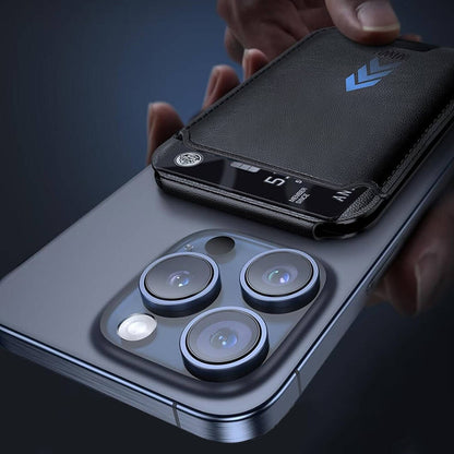 Wiwu MW-003 Mag Wallet Standlı Magnetik Kartlık Siyah