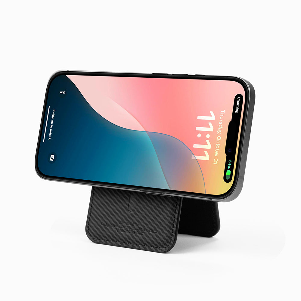 Wiwu MW-003 Mag Wallet Standlı Magnetik Kartlık Siyah