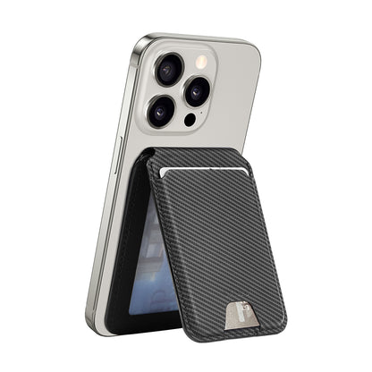 Wiwu MW-003 Mag Wallet Standlı Magnetik Kartlık Siyah