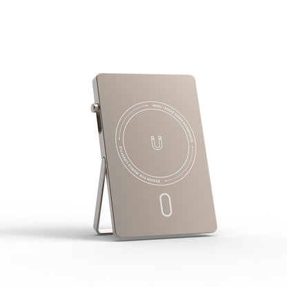 Wiwu MW-007 Warriors Pop-Up Buton Tasarımlı Magnetik Aramid Fiber Metal Standlı Kartlık Siyah