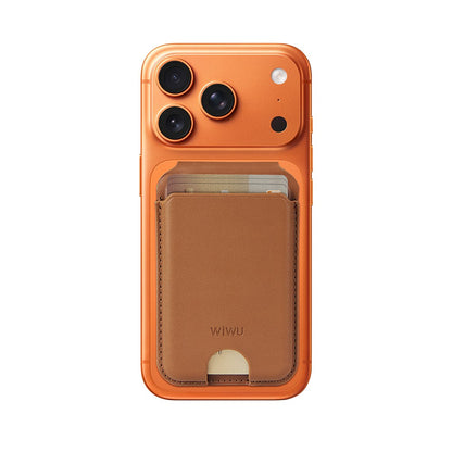 Wiwu MW-007P Magnetik Standlı Kartlık Kablosuz Şarj Uyumlu FindMy ve Find Hub Özellikli Mag Wallet