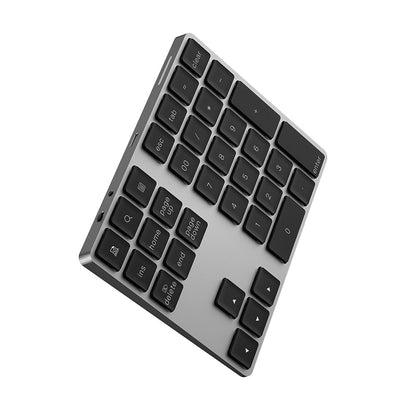 Wiwu NKB-02 Taşınabilir Wireless Sayısal Tuş Takımlı Ofis Keypad Gri