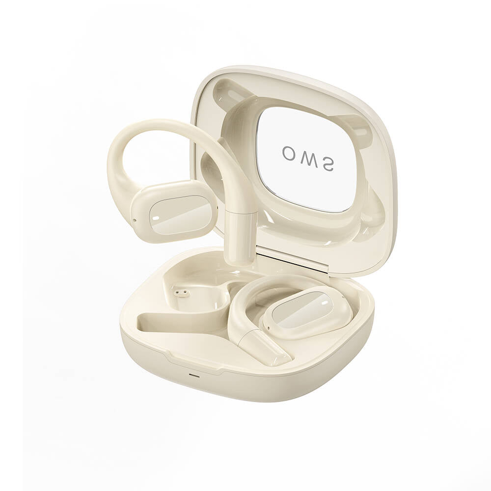 Wiwu O100 Openbuds OWS Kulak İçi Bluetooth v5.3 Kulaklık Beyaz