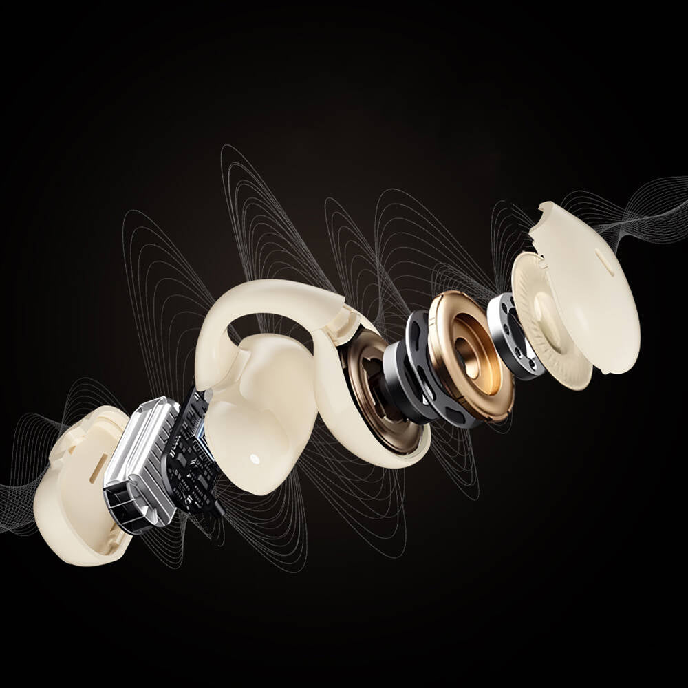 Wiwu O200 Openbuds OWS Kulak İçi Bluetooth v5.3 Kulaklık Siyah