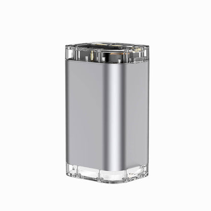 Wiwu P003 Dijital Ekranlı Fenerli SOS İşlevli Taşınabilir Powerbank 40000mAh 100W IP67 Gri