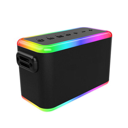 Wiwu P18 Thunder Bluetooth Speaker Hoparlör ve Karaoke Bluetooth Çift Mikrofon Siyah