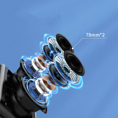 Wiwu P18 Thunder Bluetooth Speaker Hoparlör ve Karaoke Bluetooth Çift Mikrofon Siyah