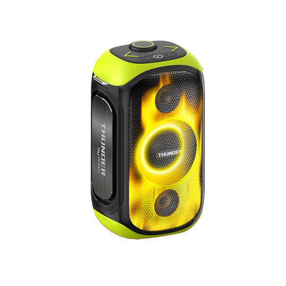 Wiwu P20 Thunder Bluetooth Speaker Hoparlör ve Karaoke Bluetooth Mikrofon Siyah-Yeşil