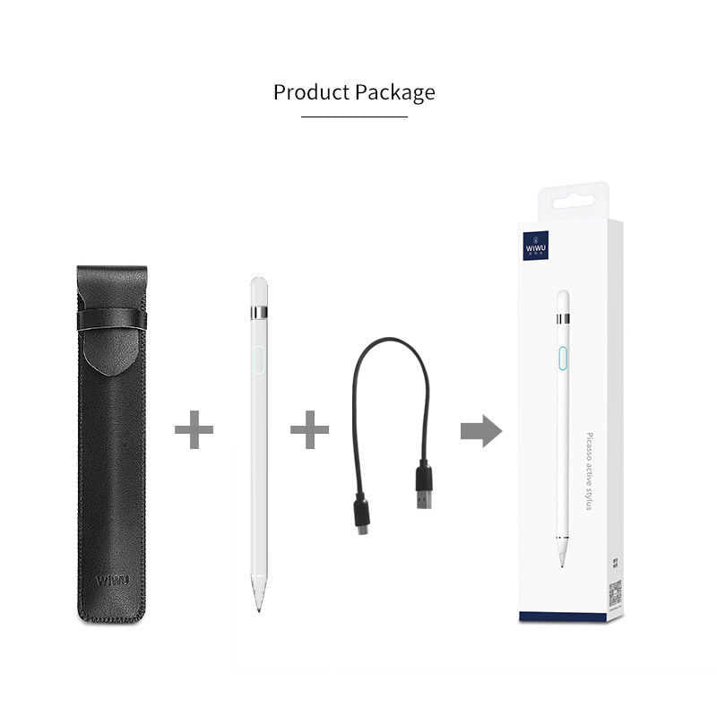 Wiwu P339 Active Stylus Dokunmatik Çizim Kalemi Beyaz
