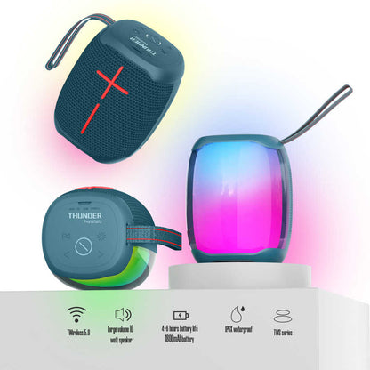 Wiwu P40 Mini Thunder Bluetooth Speaker Hoparlör Mavi