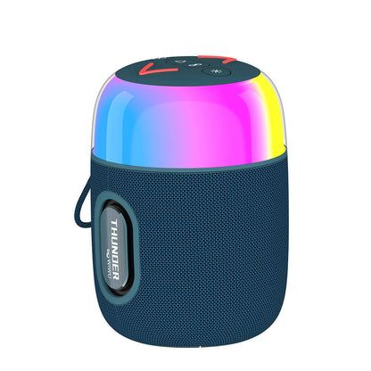 Wiwu P60 Mini RGB Led Işıklı Thunder Wireless Bluetooth Speaker Hoparlör Mavi