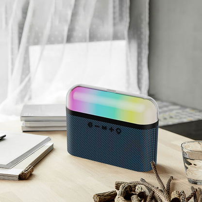 Wiwu P60 RGB Led Işıklı Thunder Wireless Bluetooth Speaker Hoparlör Siyah