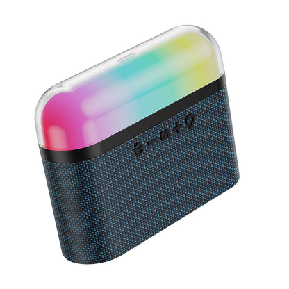 Wiwu P60 RGB Led Işıklı Thunder Wireless Bluetooth Speaker Hoparlör Siyah